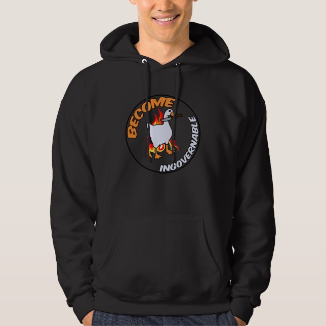 Become Ungovernable Trending  political Meme Hoodie (Front)