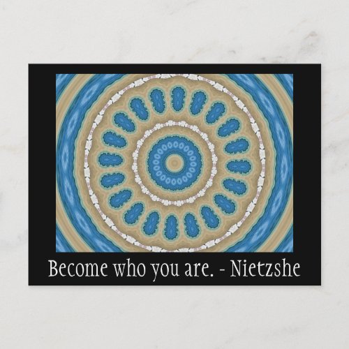 Become who you are _ Nietzshe Postcard