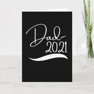Becoming a Dad 2021 Gift For Father Baby Is Coming Card