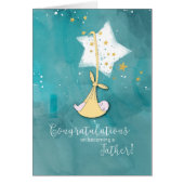 Becoming a Father, Congratulations, Baby in Stars (Front)