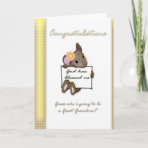 Becoming a Great Grandmother Card