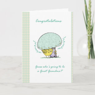 Becoming a Great Grandmother Card