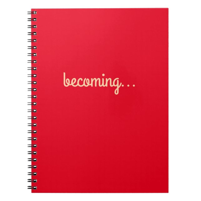 "becoming..." A Personal Journal  (Front)