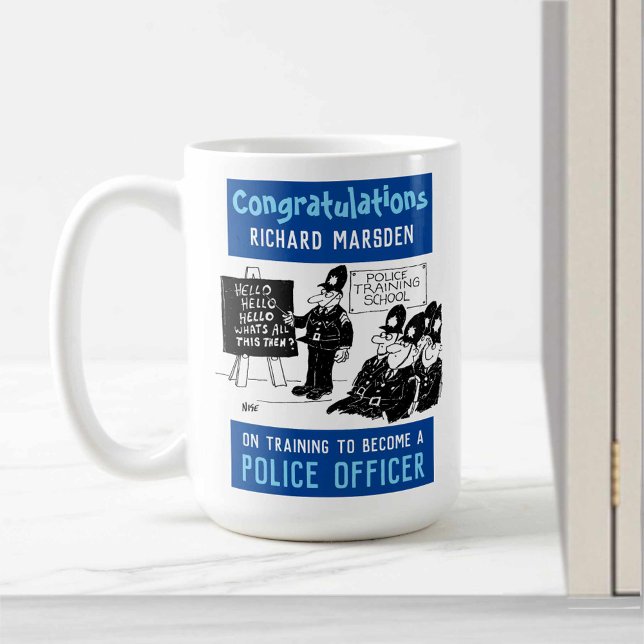 Becoming a Police Officer Coffee Mug (Creator Uploaded)