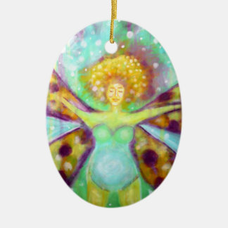 "Becoming Free" Art Ceramic Ornament