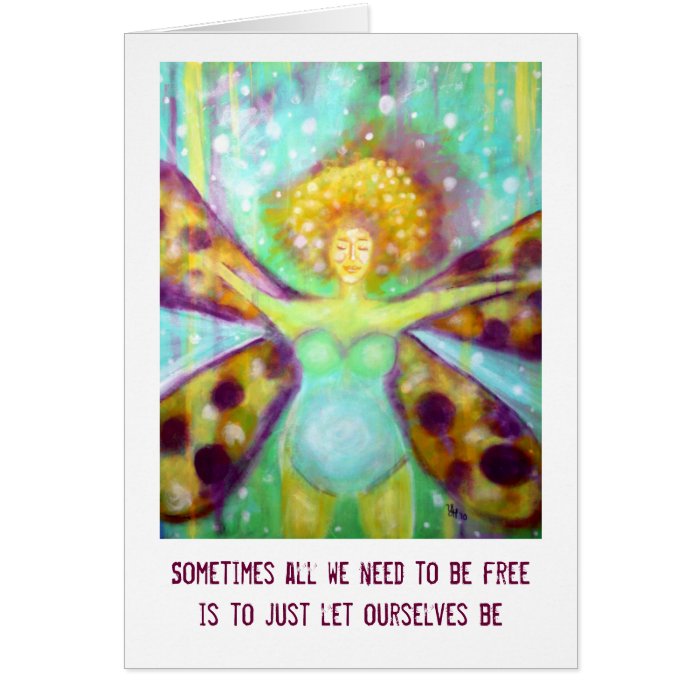 "Becoming Free" Art & Quote Card
