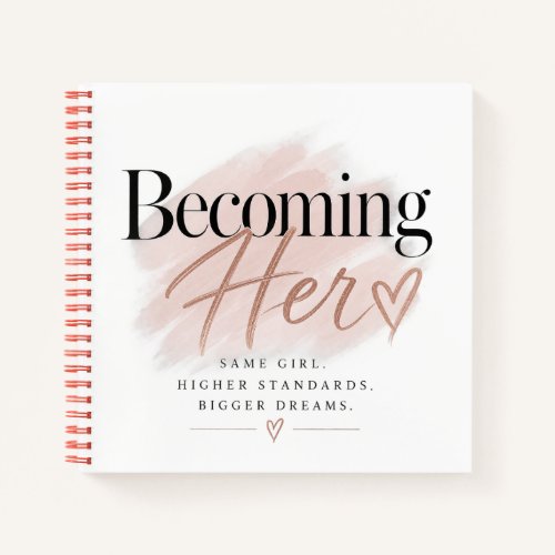 Becoming Her Inspirational Journal | Motivational