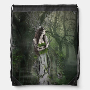 Becoming Human Drawstring Bag