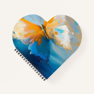 Becoming Light – Abstract Butterfly In Motion Notebook