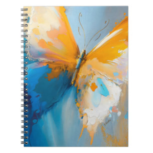 Becoming Light – Abstract Butterfly In Motion Notebook