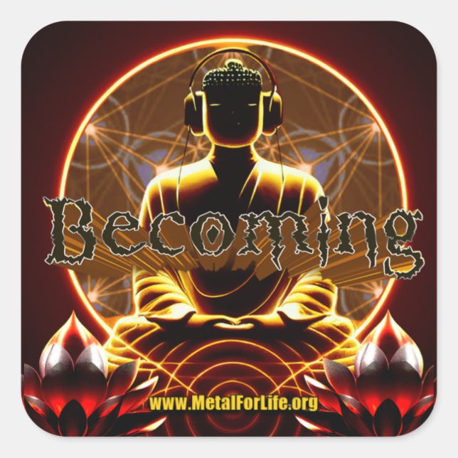 BECOMING - MetalForLife Sticker (Front)