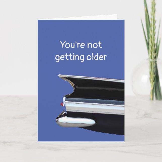 Becoming Older or a Classic? personalized Birthday Card (Front)