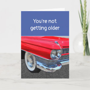 Becoming Older or a Classic? personalized Birthday Card