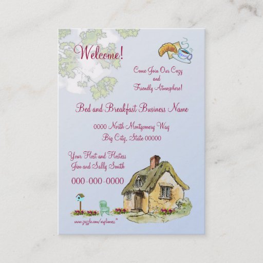 Customizable Bed and Breakfast Business Card (Or?)