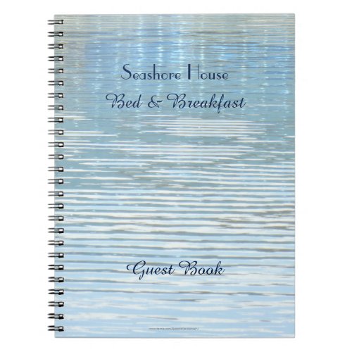 Bed  Breakfast Guest Book Abstract Reflection