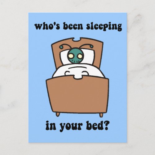 Bed bugs postcard
