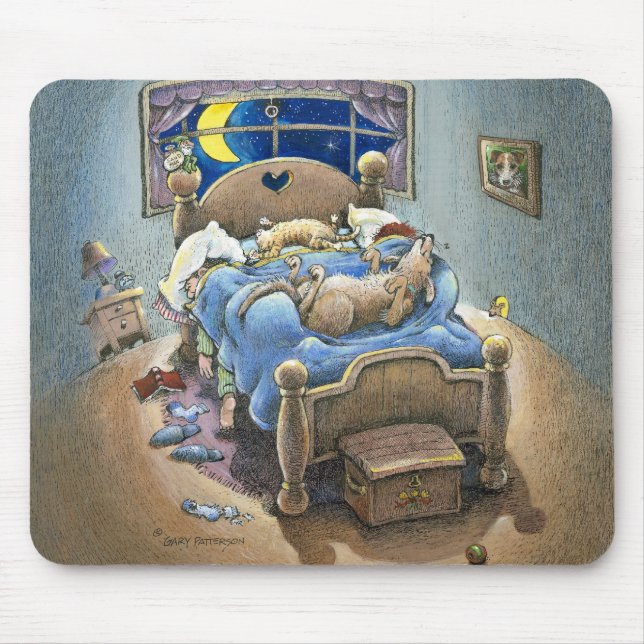 Bed Hogs Mouse Pad (Front)