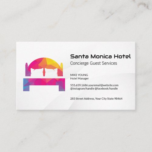 Bed Logo Appointment Card