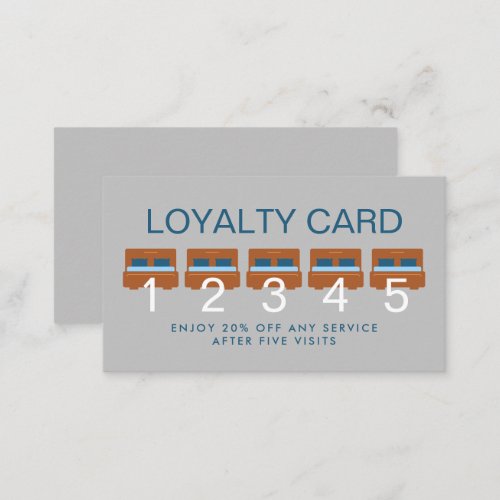 Bed Logo Bed  Breakfast Accommodation Business Loyalty Card