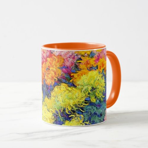 Bed of Chrysanthemums by Monet Mug