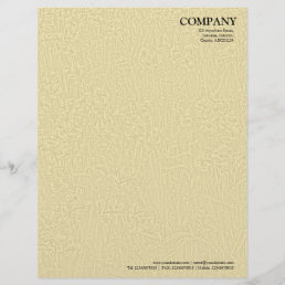 Bed of Daffodils Texture - Pale Amber Letterhead