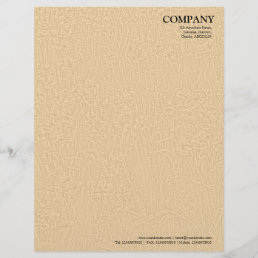 Bed of Daffodils Texture - Pale Orange Letterhead