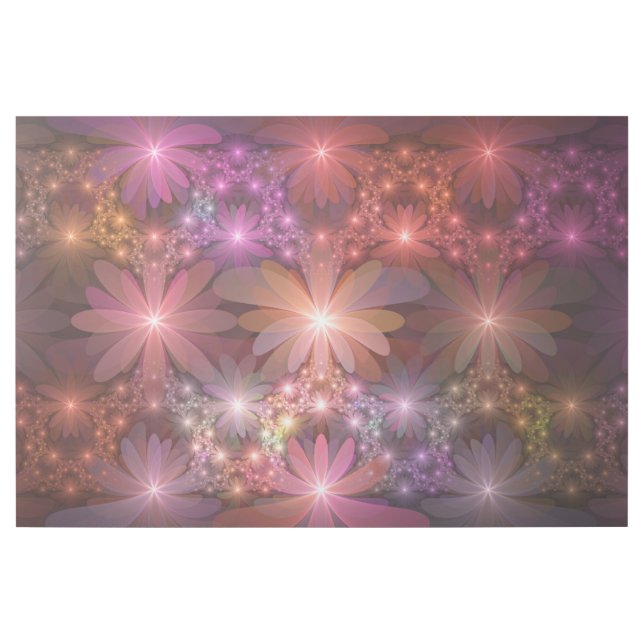 Bed Of Flowers Colorful Shiny Abstract Fractal Art (Front)