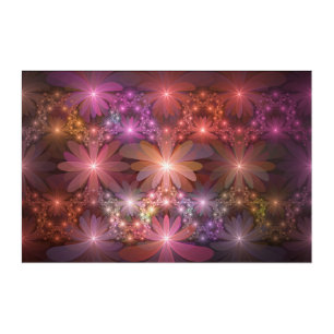 Bed Of Flowers Colorful Shiny Abstract Fractal Art