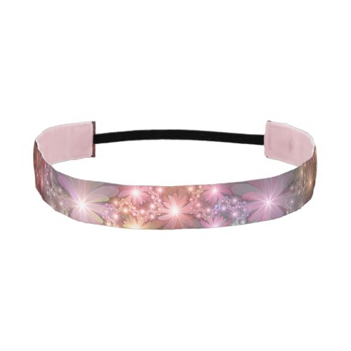 Bed Of Flowers Colorful Shiny Abstract Fractal Art Athletic Headband