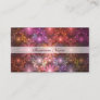 Bed Of Flowers Colorful Shiny Abstract Fractal Art Business Card
