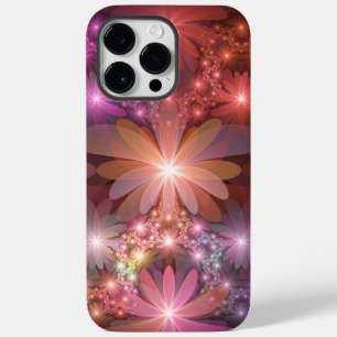 Bed Of Flowers Colorful Shiny Abstract Fractal Art Case-Mate iPhone 14 Pro Max Case