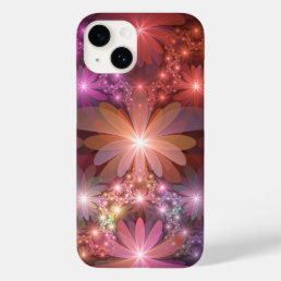 Bed Of Flowers Colorful Shiny Abstract Fractal Art Case-Mate iPhone 14 Case