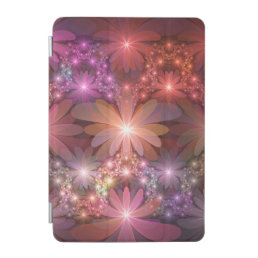 Bed Of Flowers Colorful Shiny Abstract Fractal Art iPad Mini Cover