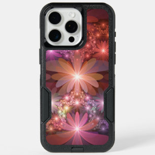 Bed Of Flowers Colorful Shiny Abstract Fractal Art iPhone 15 Pro Max Case