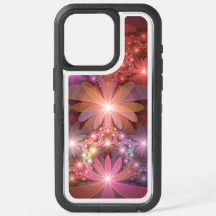 Bed Of Flowers Colorful Shiny Abstract Fractal Art iPhone 15 Pro Max Case
