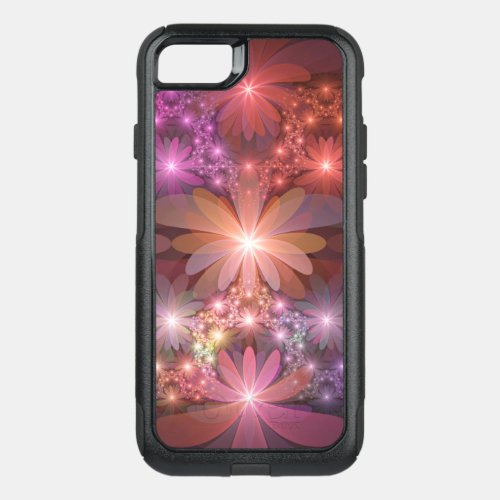 Bed Of Flowers Colorful Shiny Abstract Fractal Art OtterBox Commuter iPhone SE87 Case