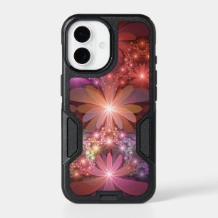 Bed Of Flowers Colorful Shiny Abstract Fractal Art iPhone 17 Case