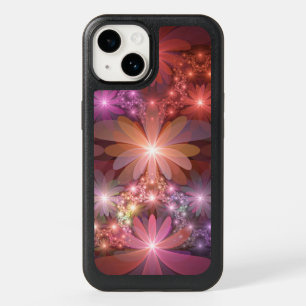 Bed Of Flowers Colorful Shiny Abstract Fractal Art OtterBox iPhone 14 Case