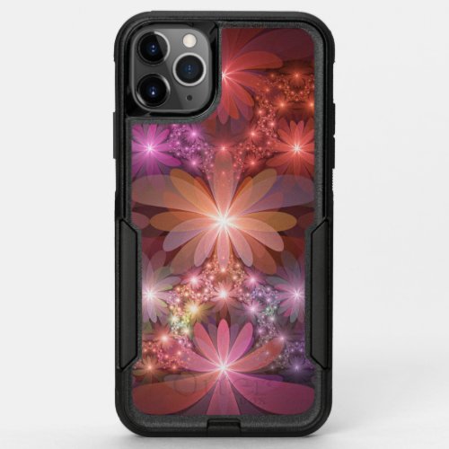 Bed Of Flowers Colorful Shiny Abstract Fractal Art OtterBox Commuter iPhone 11 Pro Max Case