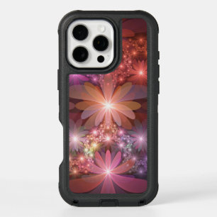 Bed Of Flowers Colorful Shiny Abstract Fractal Art iPhone 16 Pro Max Case