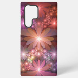 Bed Of Flowers Colorful Shiny Abstract Fractal Art Samsung Galaxy S22 Ultra Case