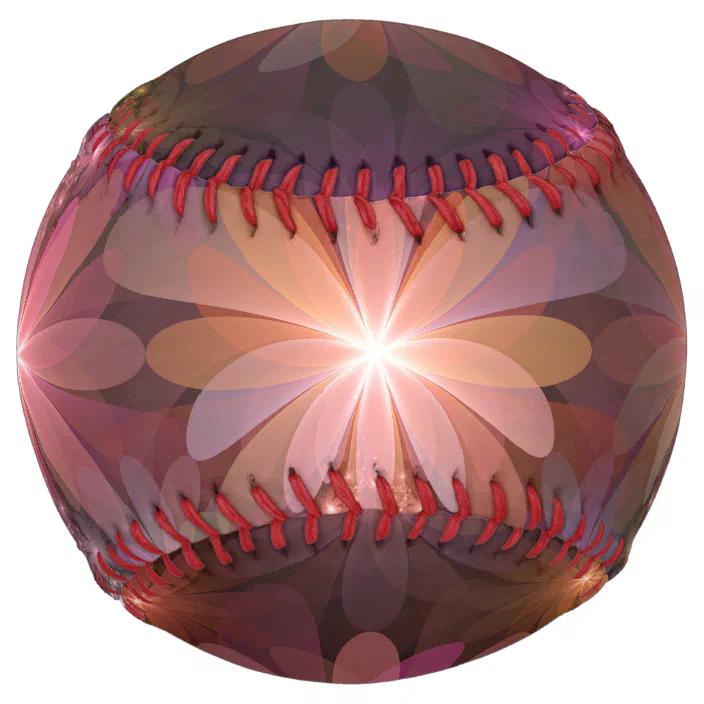 images Abstract Softball Art bed of flowers colorful shiny abstract fractal art softball zazzle com