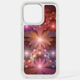 Bed Of Flowers Colorful Shiny Abstract Fractal Art iPhone 15 Pro Max Case