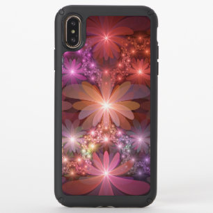Bed Of Flowers Colorful Shiny Abstract Fractal Art Speck iPhone XS Max Case