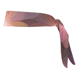 Bed Of Flowers Colorful Shiny Abstract Fractal Art Tie Headband