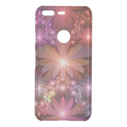 Bed Of Flowers Colorful Shiny Abstract Fractal Art Uncommon Google Pixel Case
