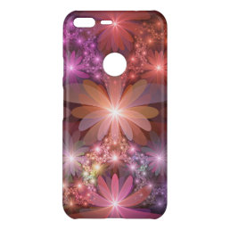 Bed Of Flowers Colorful Shiny Abstract Fractal Art Uncommon Google Pixel XL Case