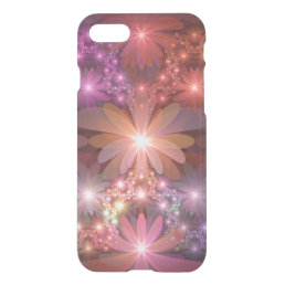 Bed Of Flowers Colorful Shiny Abstract Fractal Art iPhone SE/8/7 Case
