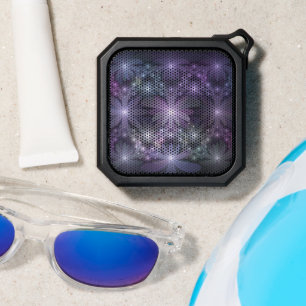 Bed of Flowers Trendy Shiny Abstract Fractal Art Bluetooth Speaker