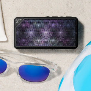 Bed of Flowers Trendy Shiny Abstract Fractal Art Bluetooth Speaker